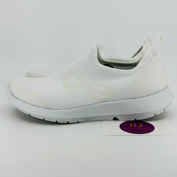 OOFOS Women's OOmg Sport White Slip On Comfort Recovery Shoes Size 8 US/ 39 EU - Picture 5 of 11
